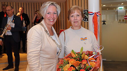 Burgemeester Doornenbal met mevrouw Neurink