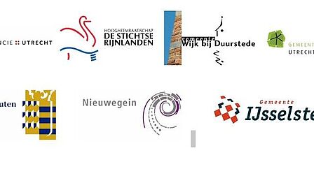 Logo's organisaties betrokken bij project Sterke Lekdijk
