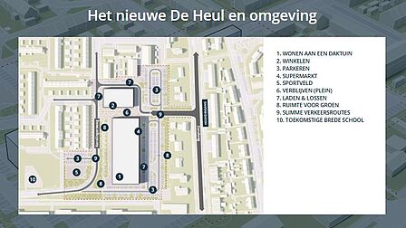 Inrichting woon-winkelgebied De Heul in Wijk bij Duurstede