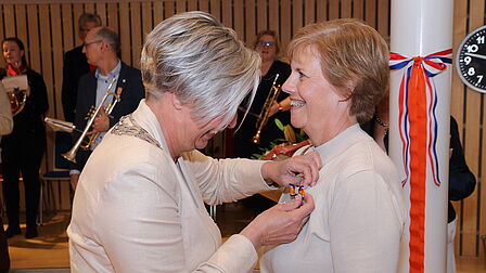 Burgemeester Doornenbal en mevrouw Neurink